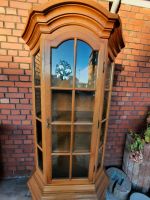 Retro Vitrine Schrank Glasvitrine Glasschrank Massiv Holz Vintage Hessen - Groß-Gerau Vorschau