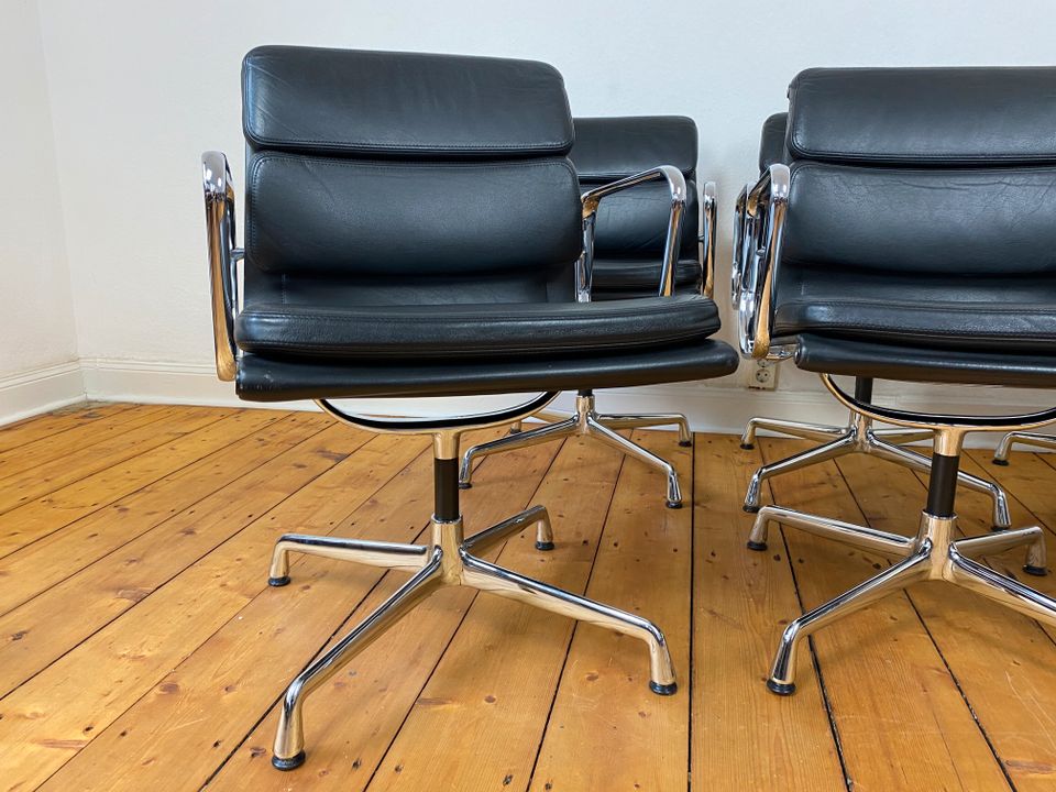 5er Set Eames Soft Pad Chairs EA 207 Vitra Bürostuhl Stuhl EA 208 in Wuppertal