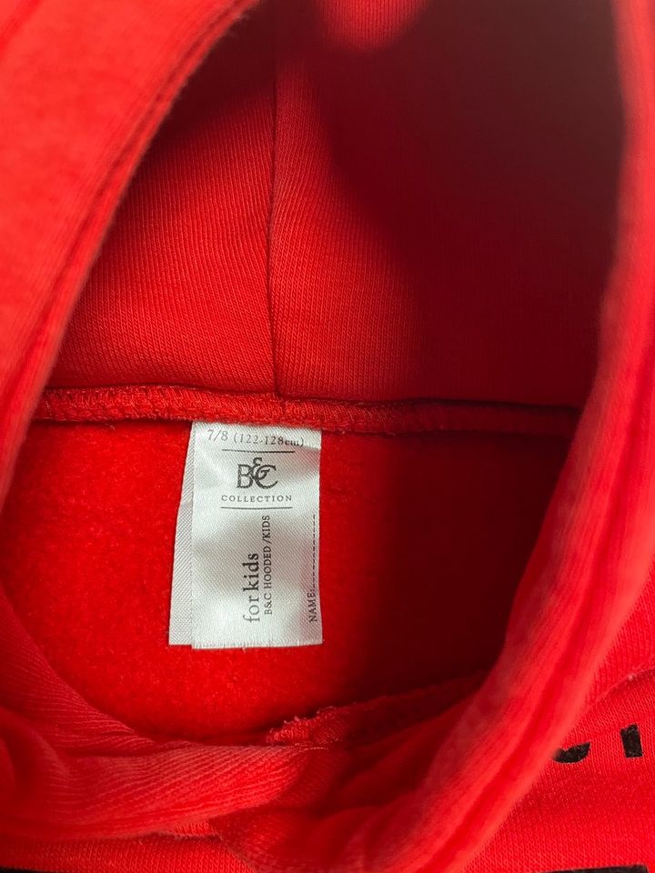 ✨Hoodie Kapuzenpullover Pullover Sportfreunde rot Gr. 122/128✨ in Dresden