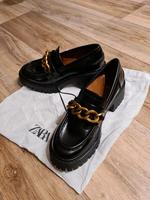 Zara Loafer 37, schwarz, neu, ungetragen, mit Absatz Hessen - Bad Hersfeld Vorschau
