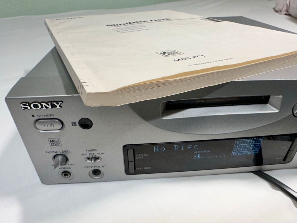 Sony Minidisk Player Recorder MDS-PC1 in Berlin