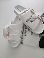 London Rebel – Sandalen in Weiß mit zwei Schnallenriemen Hessen - Kelkheim Vorschau