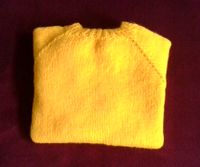 Handgestrickter Pullover gelb Pankow - Weissensee Vorschau