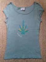 Rastafari Retro Shirt Selfmade Hanf Blatt Mint Baumwolle Nordrhein-Westfalen - Billerbeck Vorschau