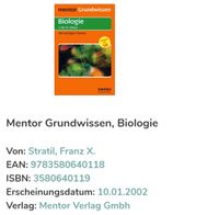 Mentor Grundwissen Biologie 5.-10. Klasse Rheinland-Pfalz - Trier Vorschau