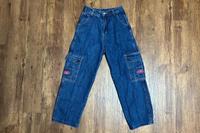 Blaue Jeans mit weitem Bein, Größe XS Harburg - Hamburg Heimfeld Vorschau