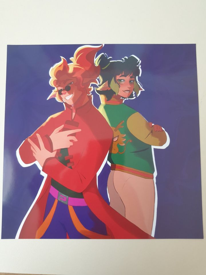 Art Print - Mei und Red Son von Lego Monkie Kid (LMK) in Leipzig