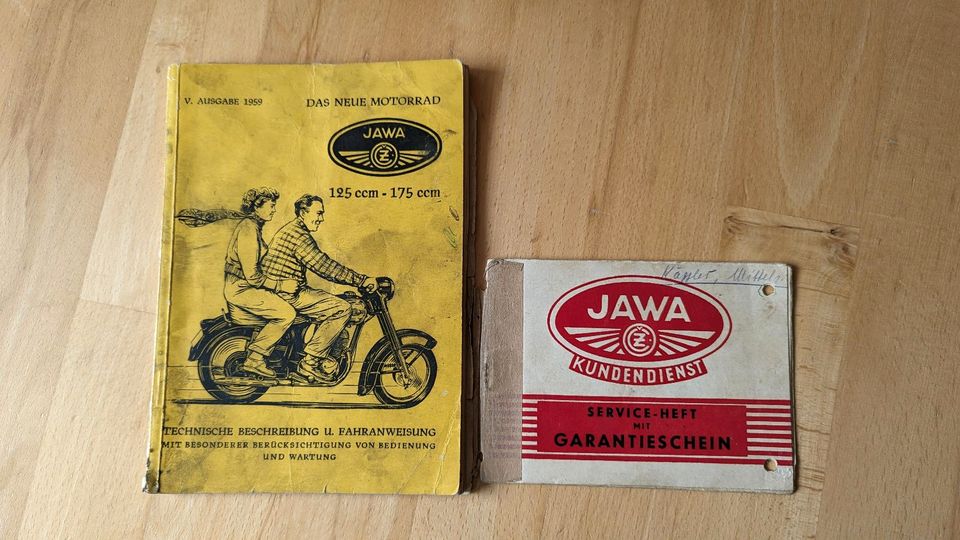 Reparatur Handbuch Jawa 125- 175 und Service Heft in Erfurt