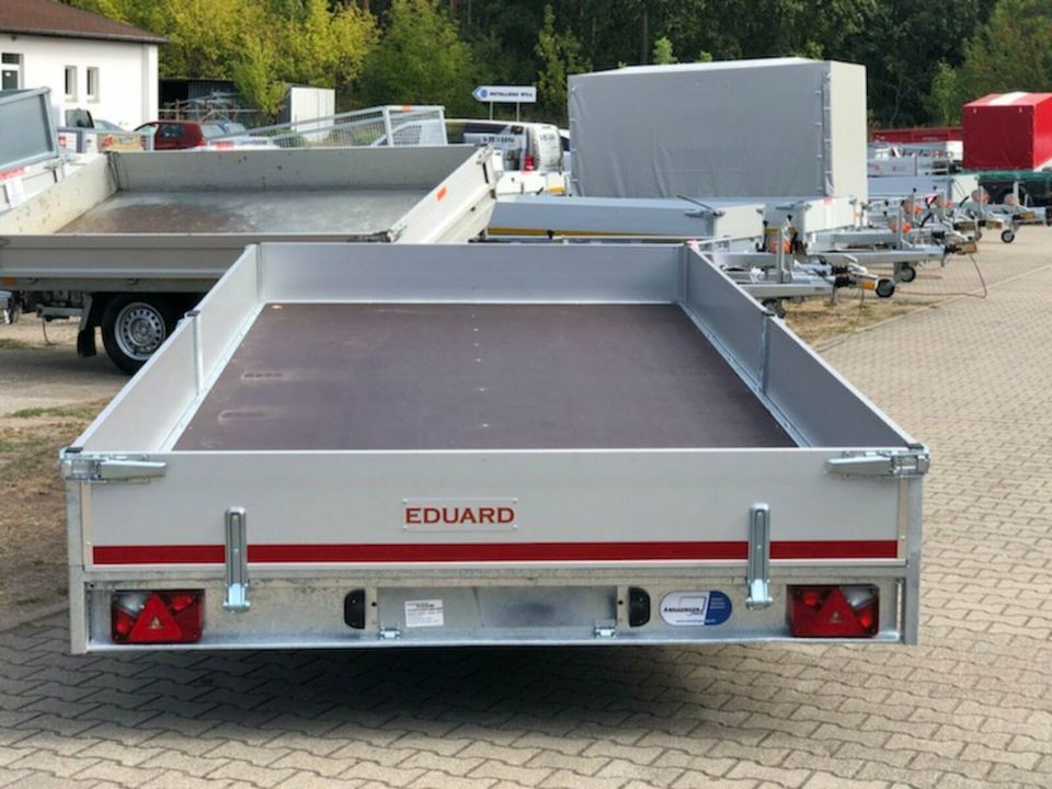 ⭐️ Eduard Auto Transporter 3000kg 506x220x30cm Rampen Winde 63 in Schöneiche bei Berlin