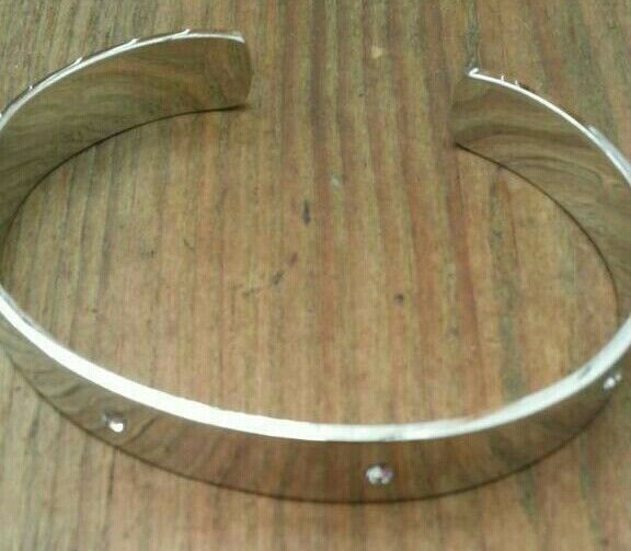 Armband mit Steinchen Mode Schmuck Metall /Edelstahl für Damen in Rosenberg