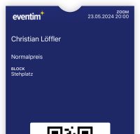 1 Konzertkarte Christian Löffler 23.05.24 im Zoom Frankfurt Frankfurt am Main - Nordend Vorschau