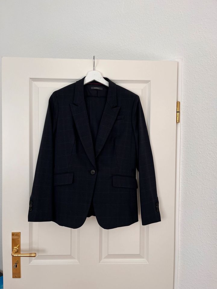 Neu ungetragen! Anzug Esprit dunkelblau Karo Größe 38 in Köln