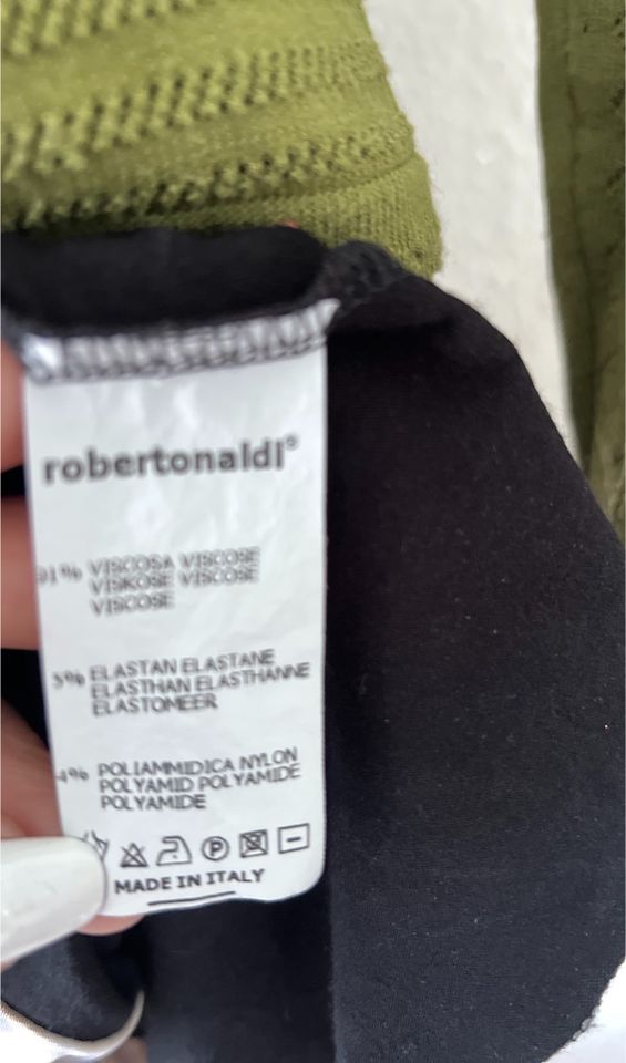 Roberto Naldi Kleid 40 42 Sorgenfri Ajour Strickjacke grün sep❗️ in Frankfurt am Main