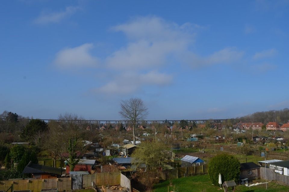 Herrlicher Ausblick über Schrebergärten inklusive in Rendsburg