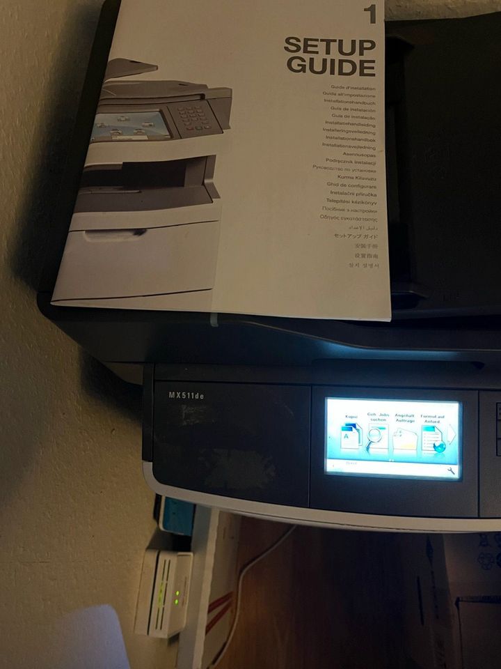 Lexmark MX511 dn Multifunktionsgerät mit neuem Toner in Am Großen Bruch