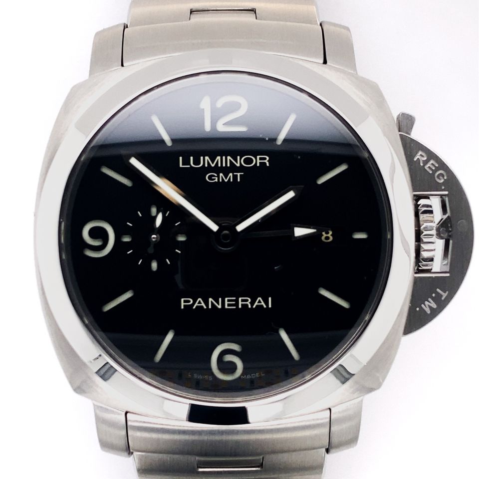 Herrenuhr Panerai Luminor 1950 3 Days GMT Fullset PAM 00329 in Dortmund