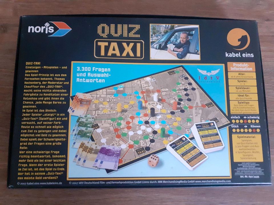 Spiel Quiz Taxi, Gesellschaftsspiel in Osterbrock