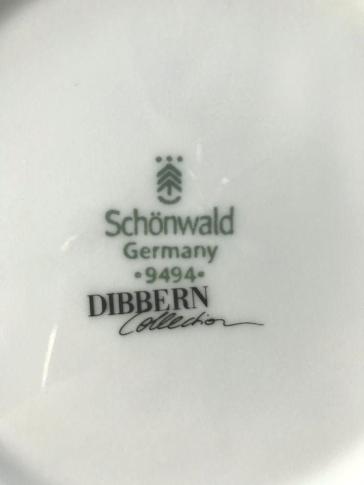 Dibbern Herbaticum Rosmarin+Petersilie Frühstücksteller 19 cm in Nidderau