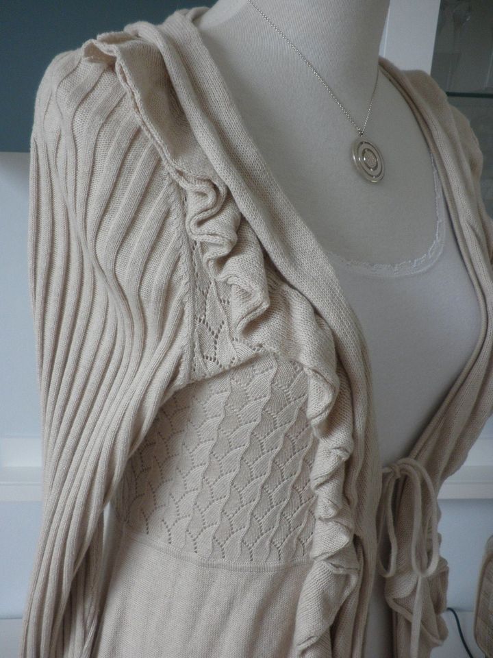 Cream Strickmantel Cardigan Strickjacke beige 38 M NEU NP110€ in Üxheim