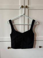 Croptop gerippt asymmetrisch Nordrhein-Westfalen - Lage Vorschau