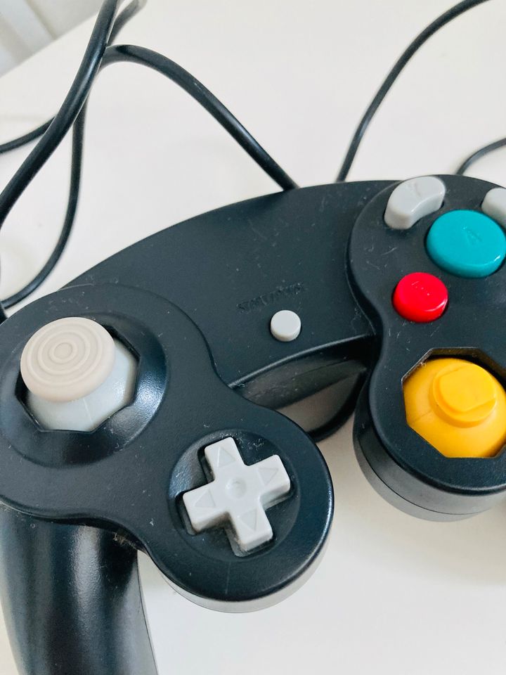 Nintendo Gamecube Kontroller Schwarz Original Controller in Herzogenaurach