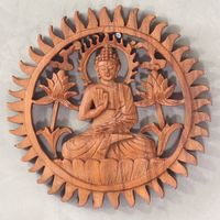 Wandbild Wanddeko Rund Mandala Buddha Deko 20 cm Bochum - Bochum-Wattenscheid Vorschau