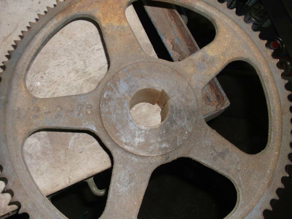 Doppelkettenrad 1/2-2-76, Außendurchmesser D 312 mm in Bodenfelde