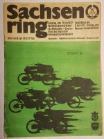 Sachsenring 1972 Programmheft Weltmeisterschaft Motorräder Sachsen - Frohburg Vorschau