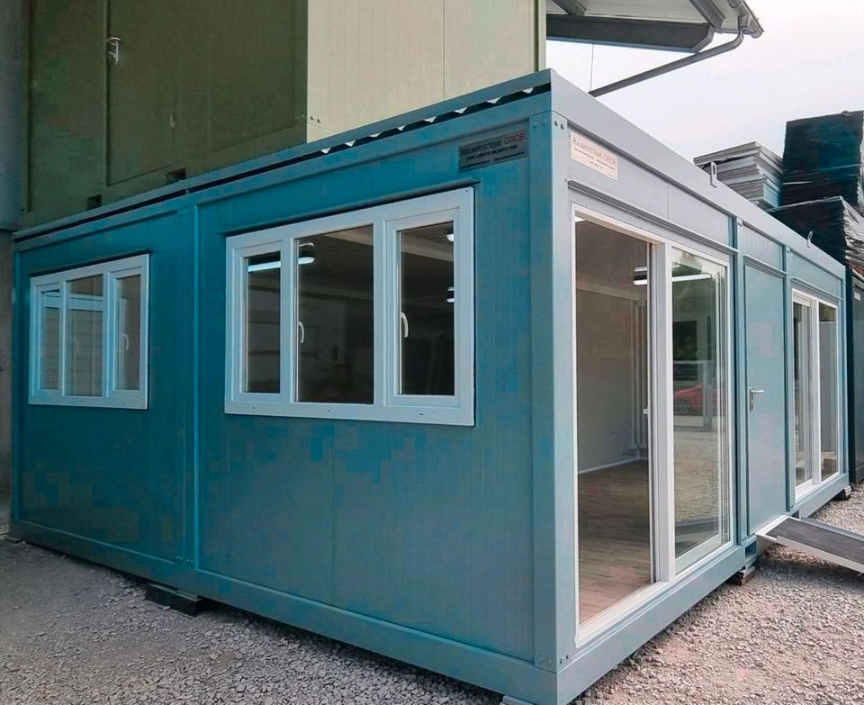 36 m² Raumfläche für Büro - Doppelcontainerlösung für vielseitige Anwendungsbereiche - Bürocontainer Baucontainer Wohnraum - Schlüsselfertige Container kostengünstig kaufen & finanzieren - Garantie in Neubrandenburg