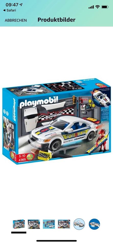 Playmobil Tuning Rennwagen mit Licht 4365 + viel Extra in Borchen