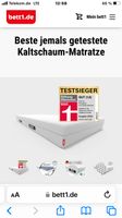 Matratze, Marke Bett1, 2 Liegehärten mittelfest/fest, Kaltschaum Kr. München - Ismaning Vorschau