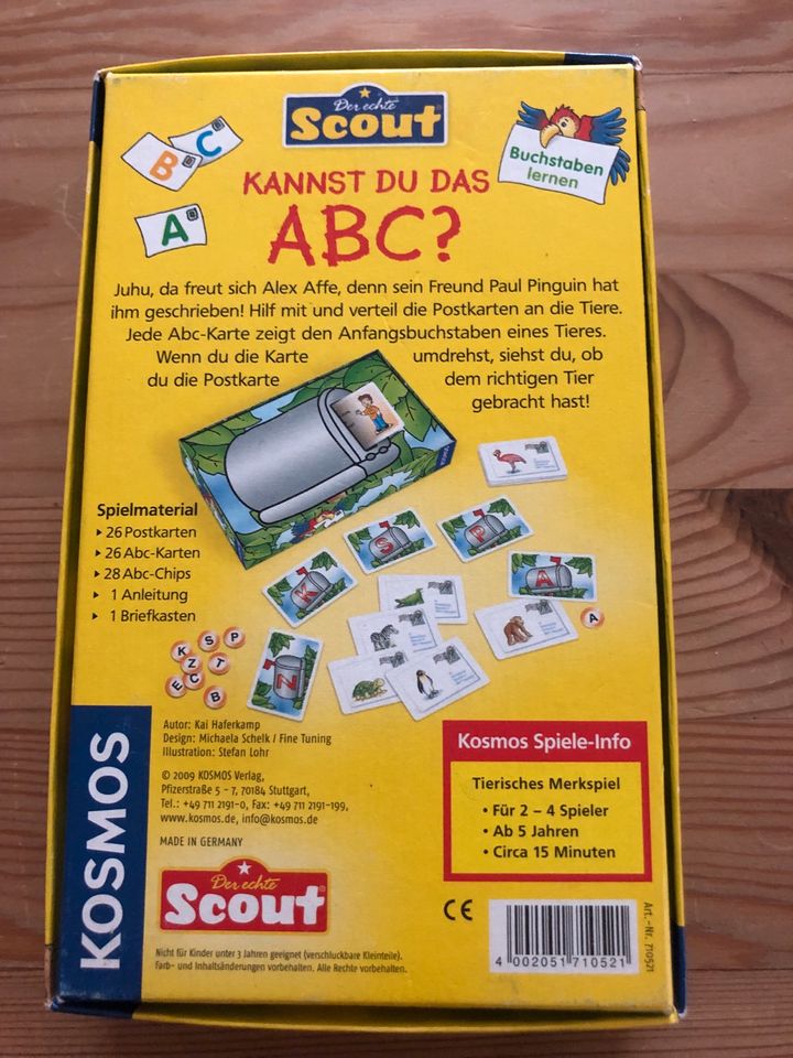 Scout Spiel, Kennst du das ABC? in Scheggerott