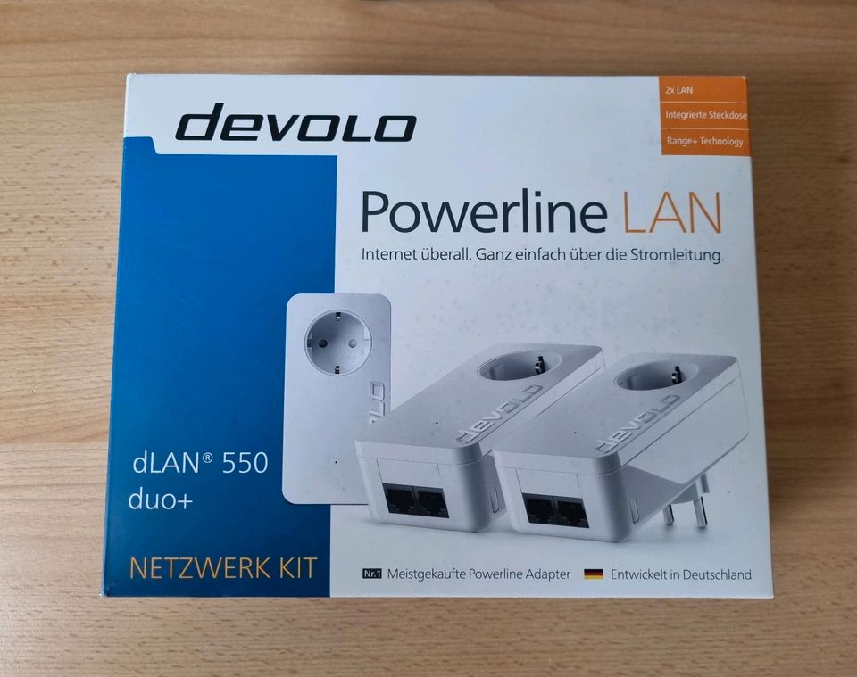 Devolo Powerline Netzwerk Kit dLAN 550 duo+ Plus in Cottbus