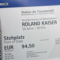 Konzertkarte Roland Kaiser in Frankfurt Oder Brandenburg - Müllrose Vorschau