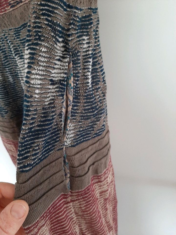 IVKO - Langes Sommerkleid leicht gestrickt Spitze mit Taschen in Weng