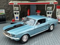 Ford Mustang GT 1968 Fastback Blau 1:18 sehr RAR !!! Hessen - Bruchköbel Vorschau