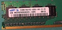 SAMSUNG Speicher 512MB 1Rx8 PC2-4200U-444-12-03 gebraucht Berlin - Mitte Vorschau