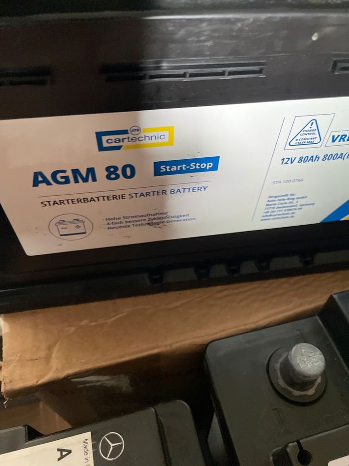 12 V 92 Ah  850 A Orginal Varta AGM  Batterie  Aktion in Solingen