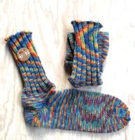 41/42 • lange handgestrickte JoJo Kuschelsocken • BOHO Bettsocken Nordrhein-Westfalen - Schloß Holte-Stukenbrock Vorschau