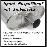 SPORT AUSPUFFTOPF Dodge RAM 1500 5,7L Bj:06-08 Bayern - Altomünster Vorschau