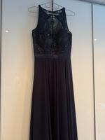 Dunkelblaues Abendkleid in Größe 38 Hessen - Allendorf Vorschau