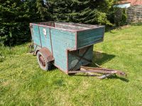 Alter kleiner Viehanhänger Trecker  für ein Rind Hude (Oldenburg) - Nordenholz Vorschau