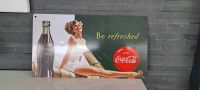 Blechschild 22x40 cm - Coca Cola Nordrhein-Westfalen - Dörentrup Vorschau