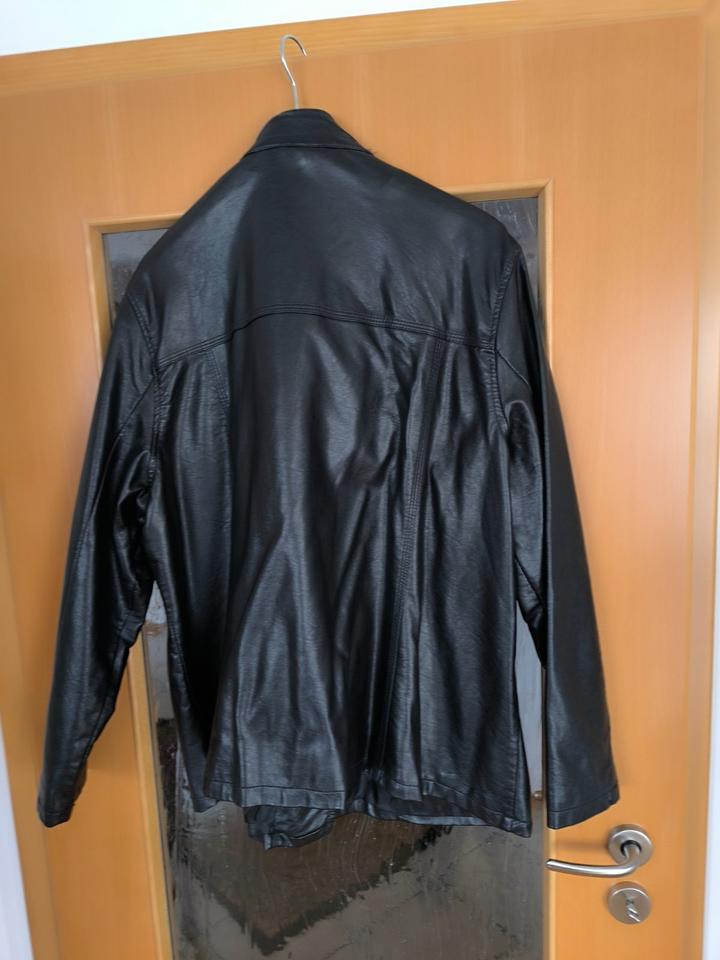 Damenjacke, Gr.52, schwarz, Lederjacke, wie neu, Jacke in Wartenberg