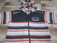 bunte Adidas Jacke Flauschjacke Gr. 104 Sachsen-Anhalt - Jessen (Elster) Vorschau