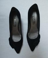 * Gabor * Damen Pumps Gr. 5 1/2 - Gr. 38,5 – Wildleder - schwarz Lübeck - Kücknitz Vorschau