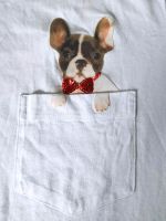 NEU! RAR! Traumhaftes H&M Luxus T-Shirt Gr. 38 Frenchie Bulldogge Düsseldorf - Stadtmitte Vorschau