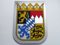 SPIEGEL FREISTAAT BAYERN WAPPEN 60 x 45 cm BAVARIA WANDBILD Nürnberg (Mittelfr) - Südstadt Vorschau