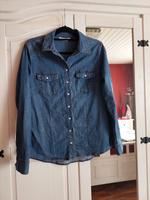 Tchibo Essentials Jeanshemd Damen  40  mit Elasthan Hessen - Mühlheim am Main Vorschau