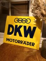 XXL DKW Motorräder Emailschild - Rarität Bayern - Simbach Vorschau